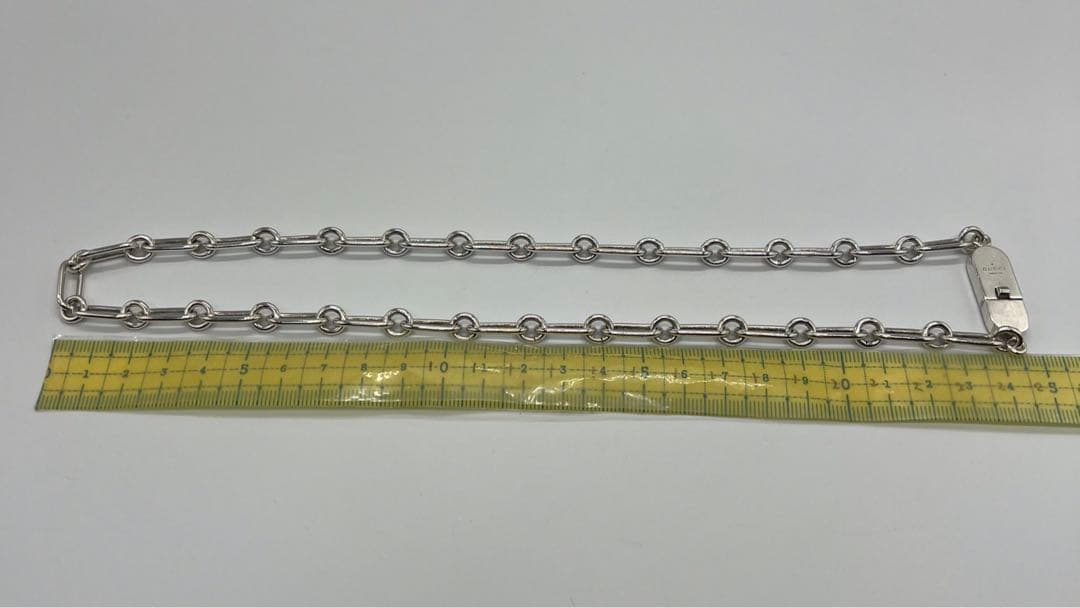 グッチ GUCCI オーバルリンクチェーン ネックレス 54cm トムフォード期