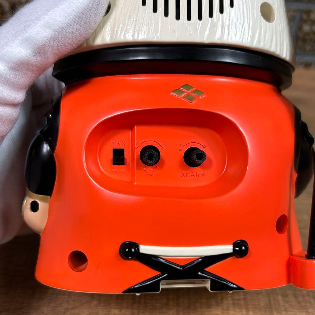 昭和レトロ 信玄くん 将軍 おしゃべり 目覚まし時計 シチズン 置き時計