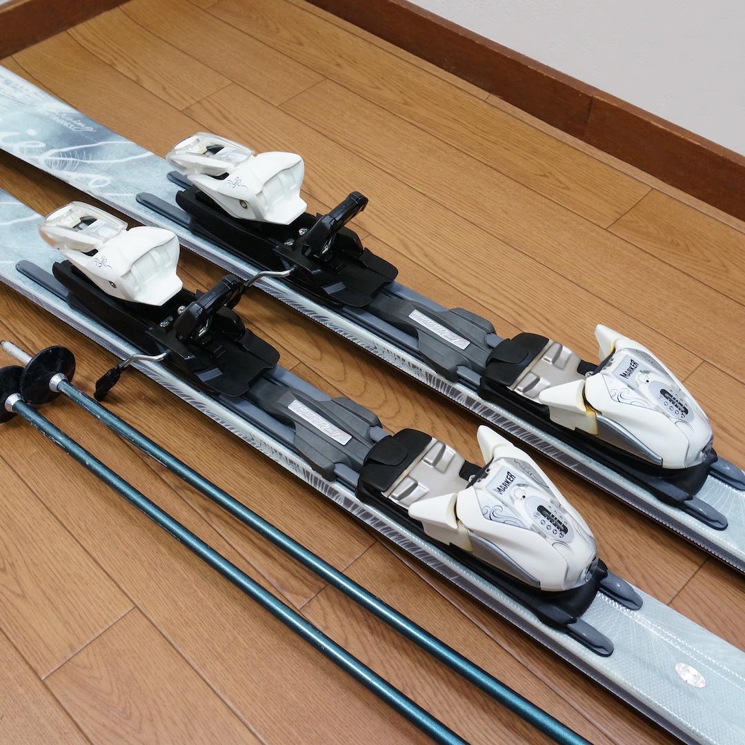 メンテ済 156cm 靴25～25.5cm VOLKL レディーススキーセット