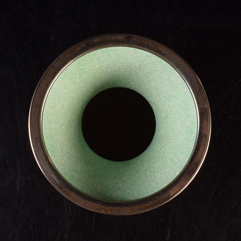 七宝焼 服部喜久作 花文 花瓶 唐木台付 共箱 V R9527 - メルカリ