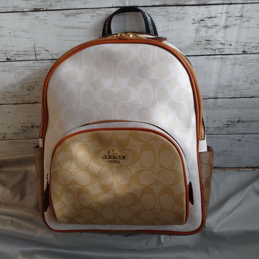 【新品未使用品】COACHリュックサック バックパック シグネチャー CA439 COACH（コーチ） バッグ バックパック リュック リュックサック