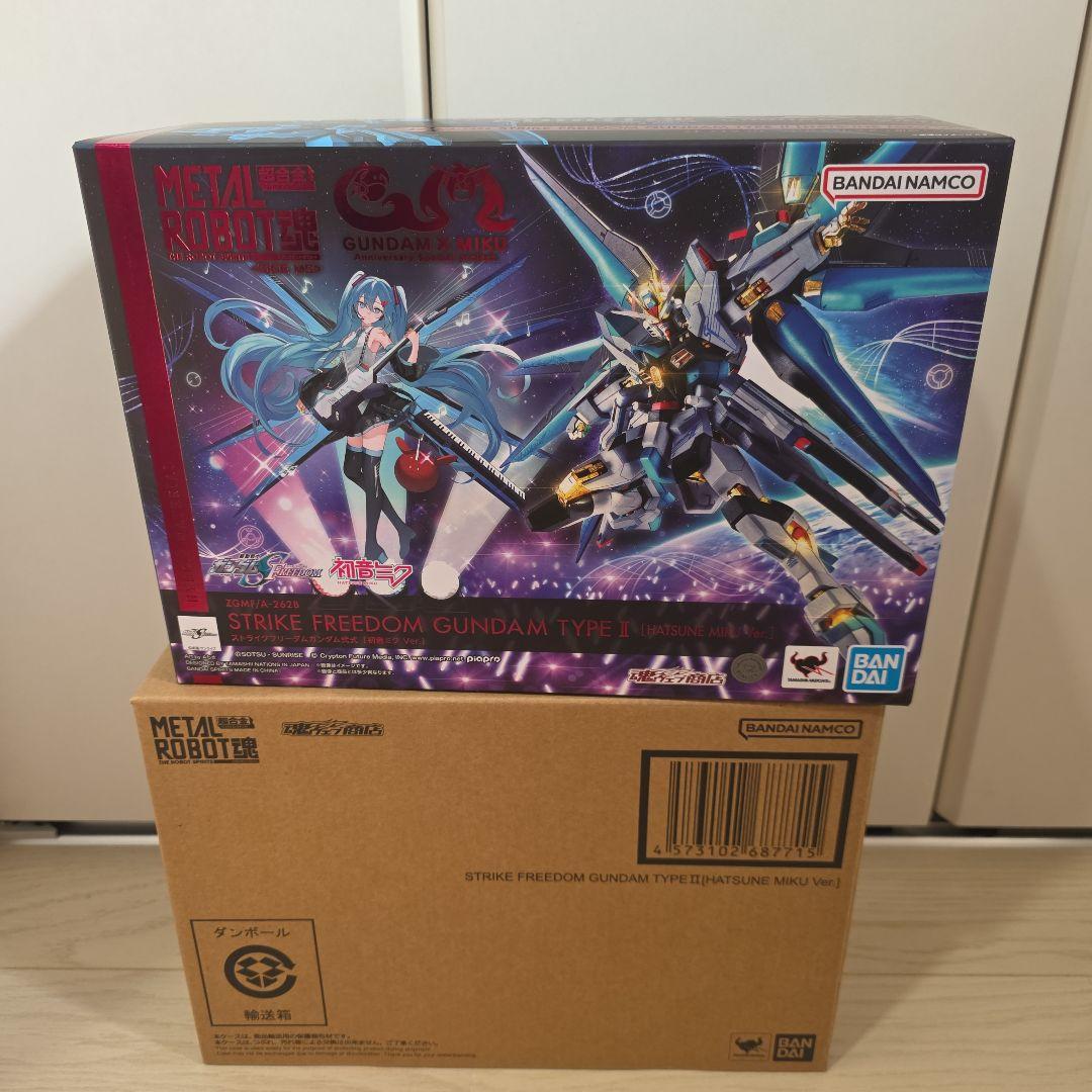 L ROBOT魂 ストライクフリーダムガンダム弐式 初音ミク Ver. 機動戦士ガンダムSEED FREEDOM』METAL ROBOT魂 ストライクフリーダム