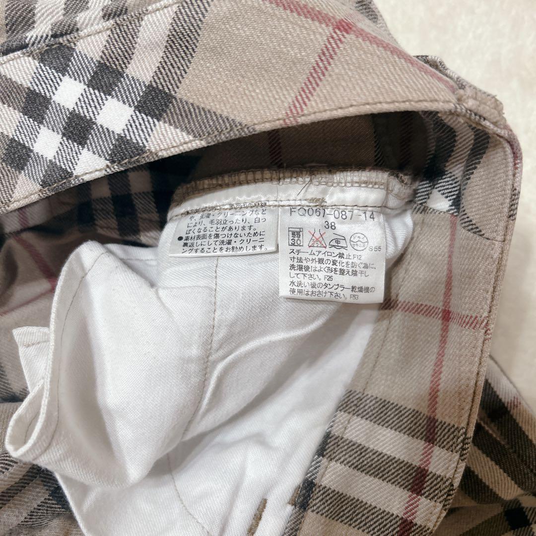 コーデ売り】 バーバリーロンドン シャツ パンツ ノバチェック M パイル