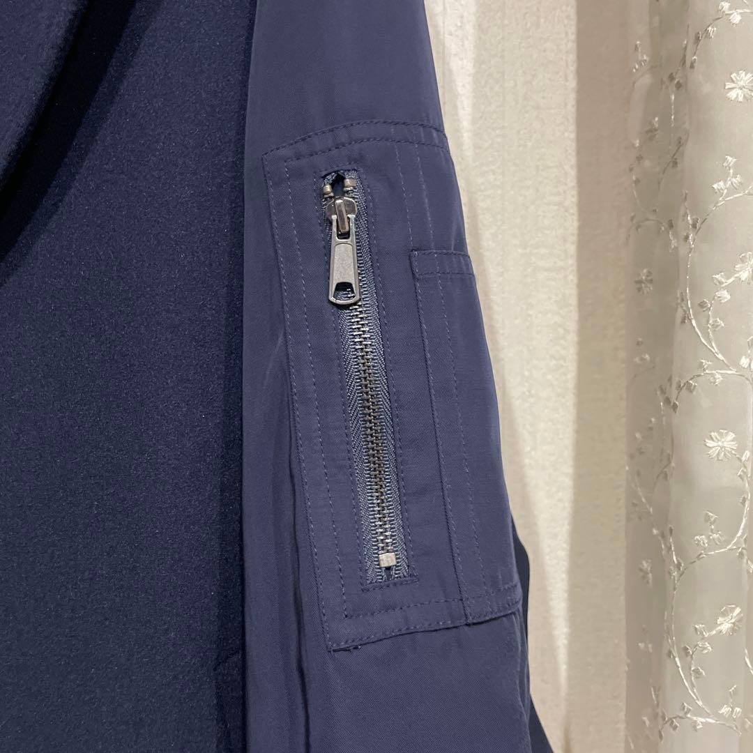 お値下げ⭐︎未使用⭐︎ ヤマダヤ 2way MA-1風 異素材コート - メルカリ