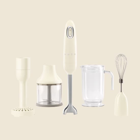 SMEG ブレンダー Amazon.com: SMEG Handheld Immersion Blender with Beaker, Chopping