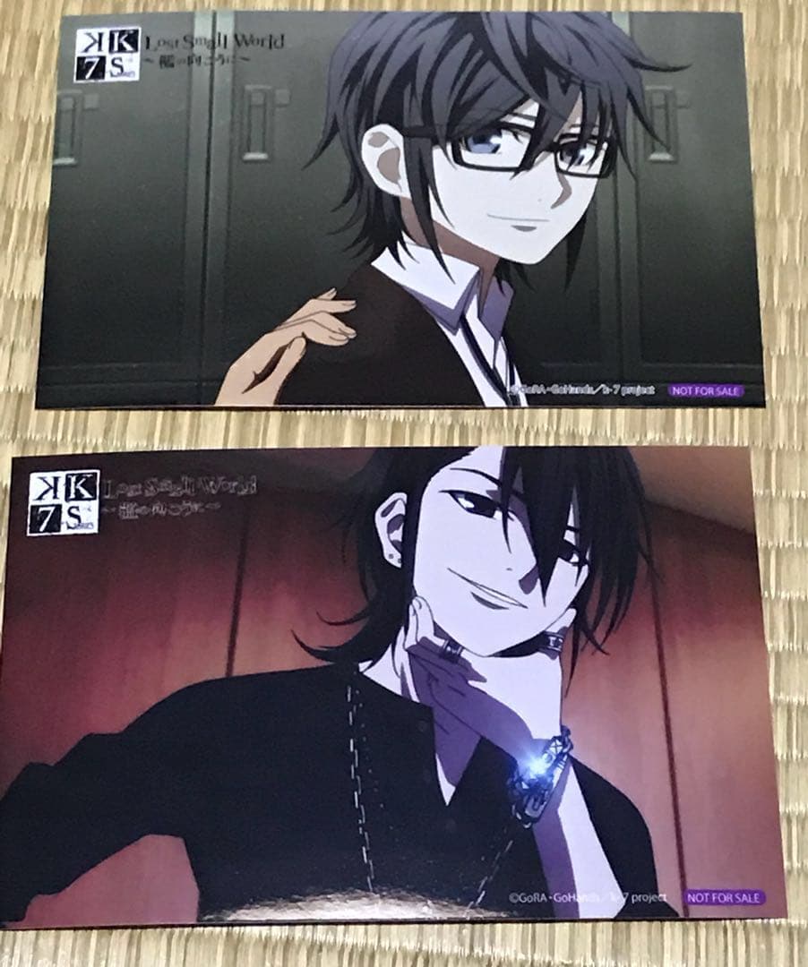 K SEVEN STORYS アニメイト特典 ブロマイド 伏見猿比古&仁希 - メルカリ