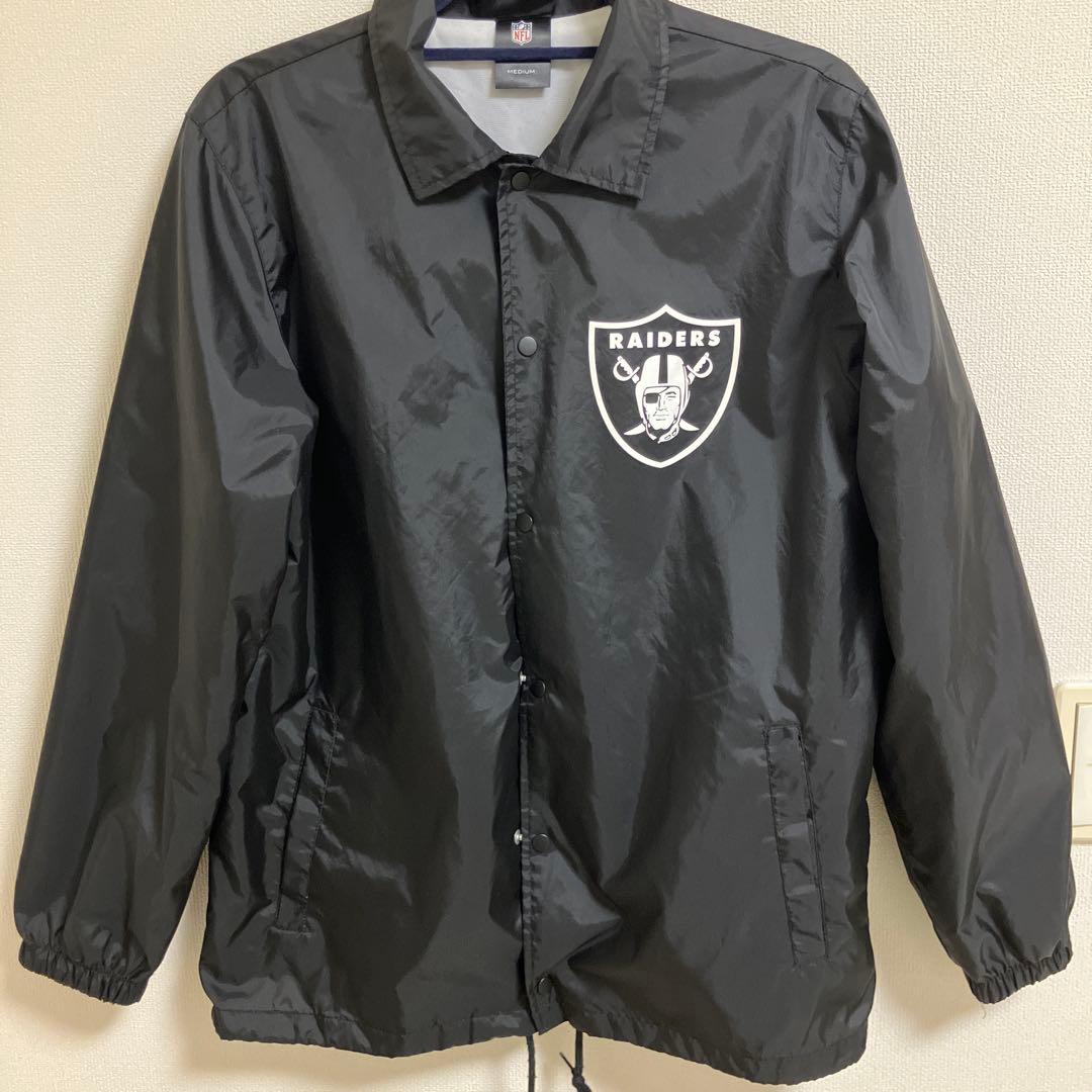 RAIDERS ブラック ナイロンジャケット - メルカリ