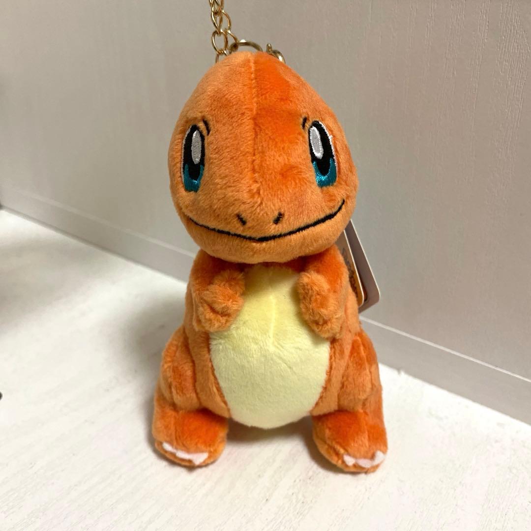 ポケモン】ヒトカゲ マスコット キーチェーン ぬいぐるみ キーホルダー