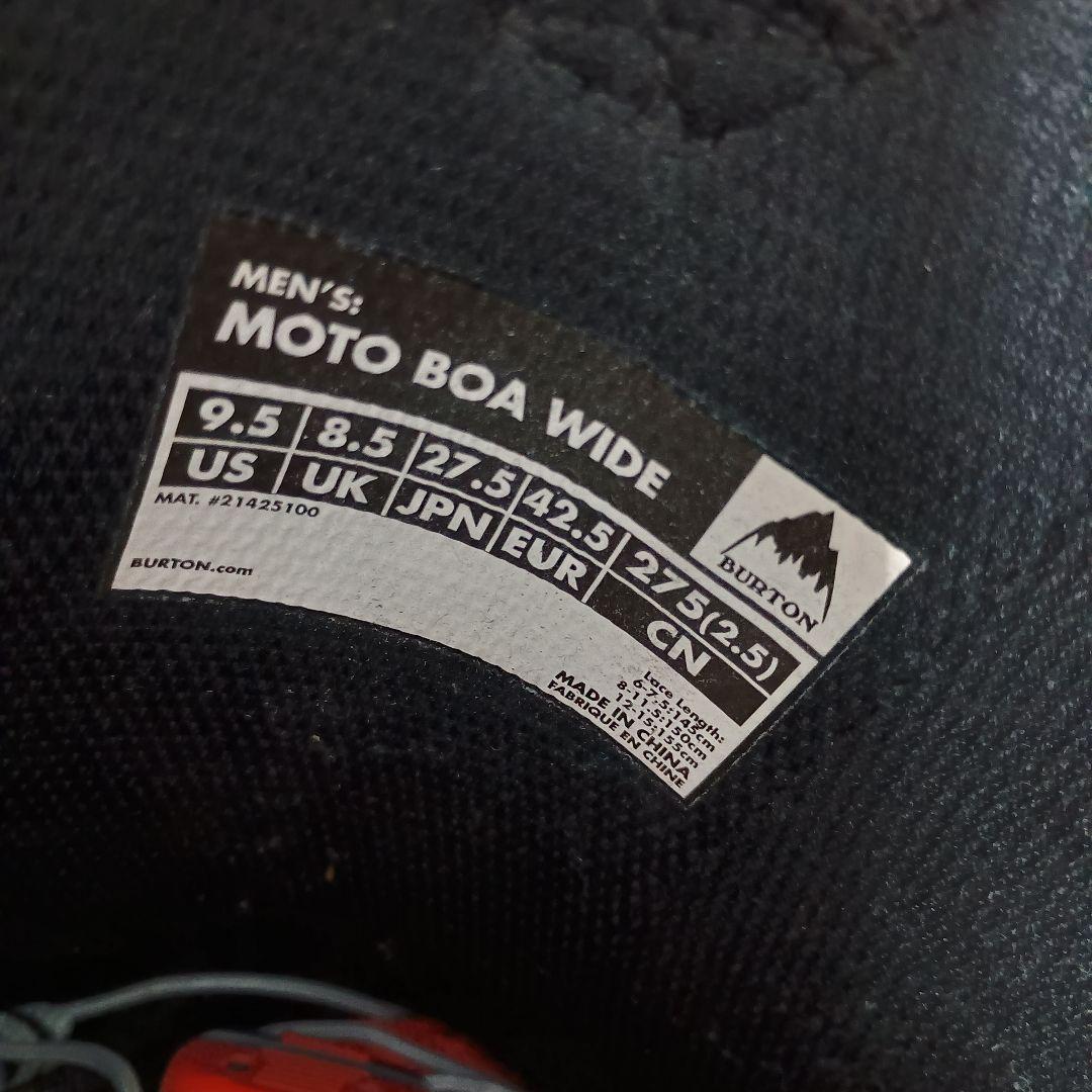 BURTON MOTO スノーボードブーツ 27.5cm BOA WIDE