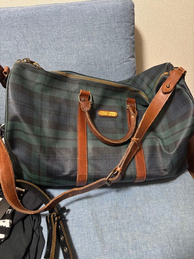 ラルフローレン　ボストン　バッグ polo RalphLauren POLO RALPH LAUREN 千鳥格子 ボストンバッグが入荷！【つくば店