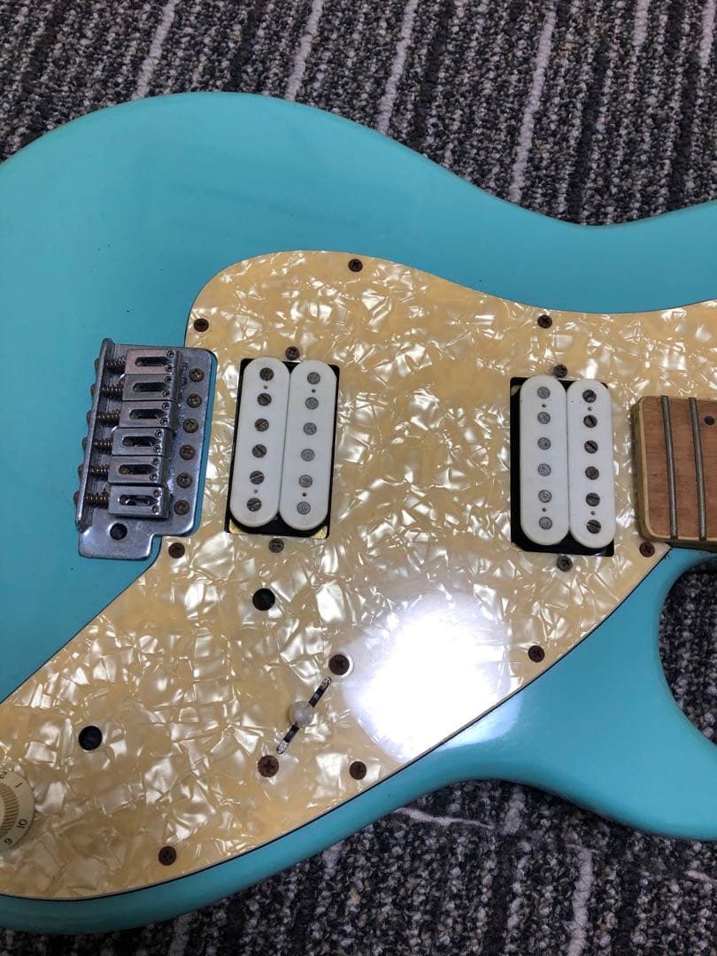 EVH風　Solfege エレキギター アクアブルー