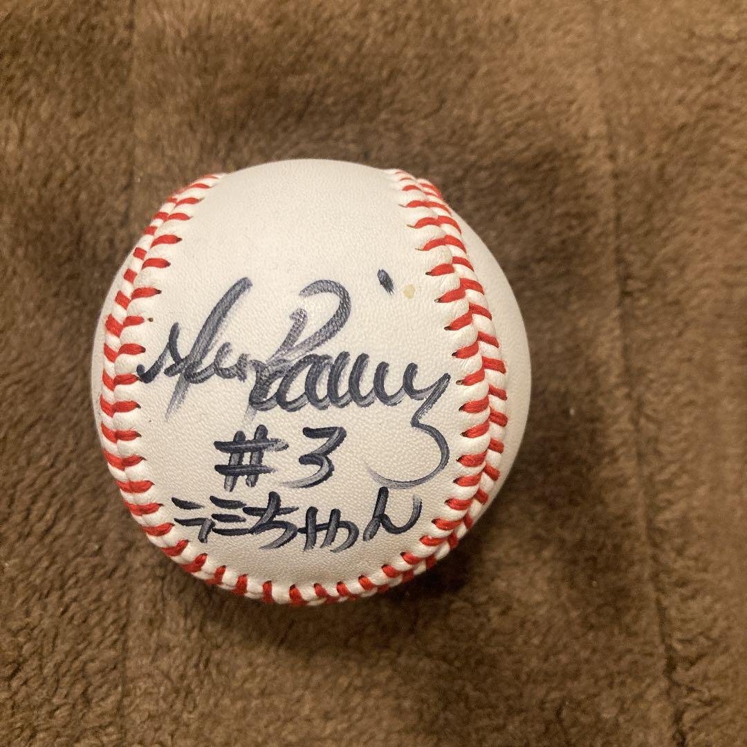 アレックスラミレス選手 直筆サインボール - メルカリ
