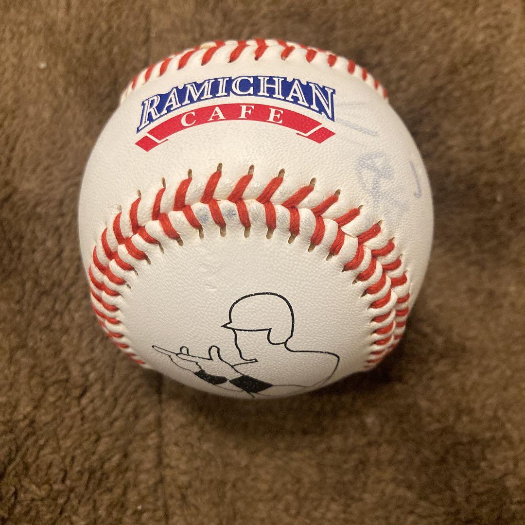 アレックスラミレス選手 直筆サインボール - メルカリ