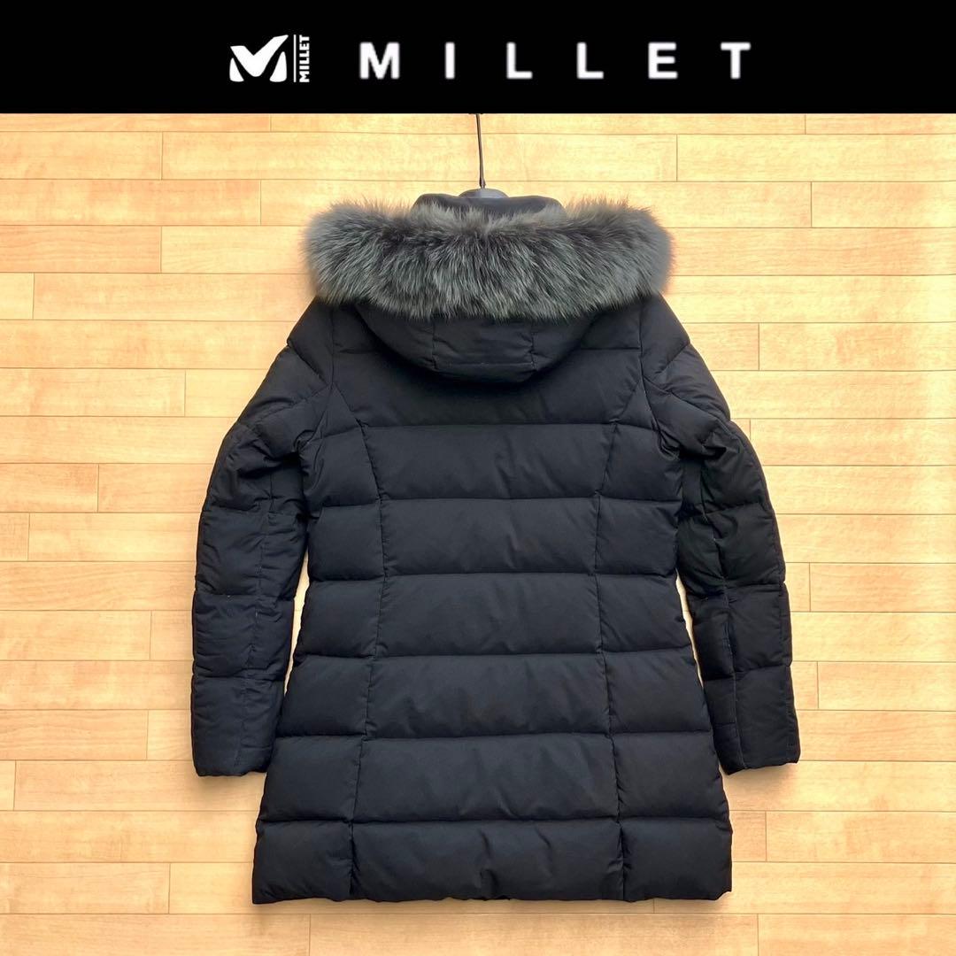 MILLET ミレー ダウンジャケット ダウンコート ロングダウン ブラック