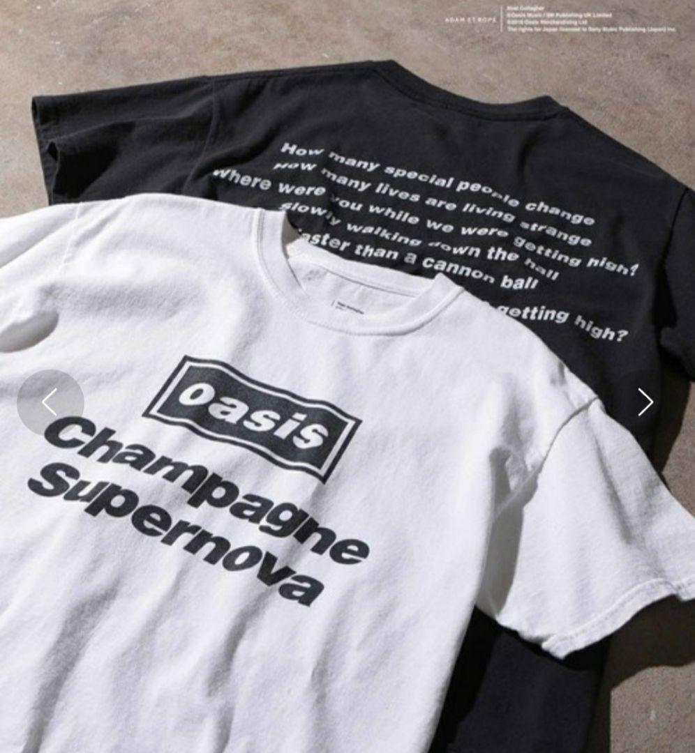 【新品】オアシス×アダムエロペ歌詞Tシャツ半袖L3枚セット第1段デザイン