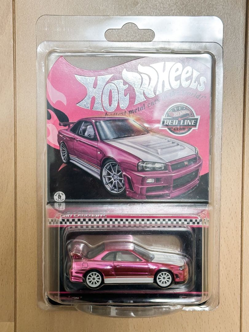 hotwheels rlc r34 ピンク ホットウィール gtr スカイライン - メルカリ