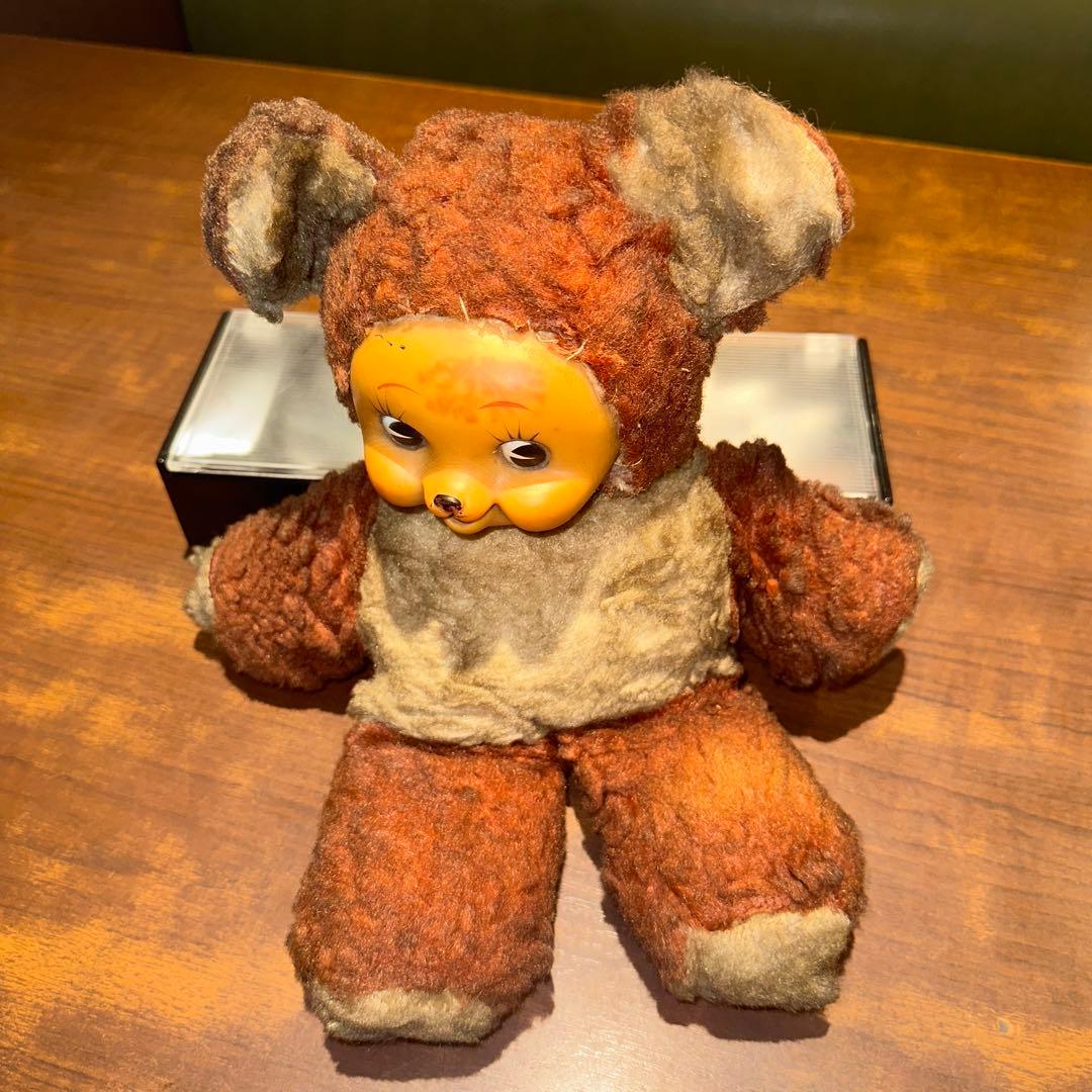 Rushton/ラシュトン ラバーフェイス ベア ぬいぐるみ パイカットアイ