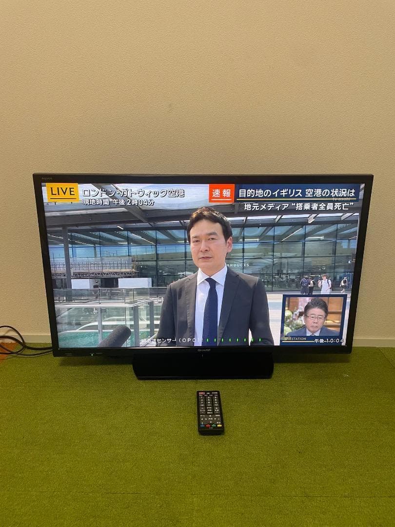SHARP 液晶テレビ 32V型 2019年製 AQUOS 2T-C32AE1 - メルカリ