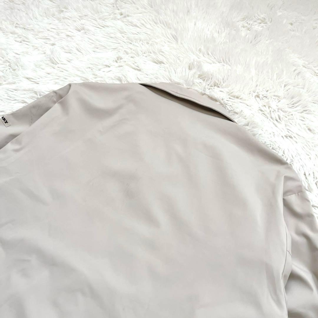 入手困難】バーバリー ジップジャケット アイボリー ホース刺繍 ロゴ