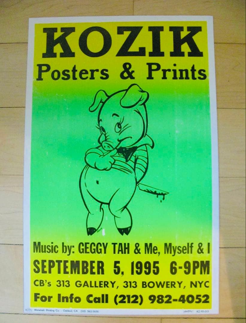 Kozik Posters & Prints シルクスクリーンポスターです。 KOZIK MELVINS シルクスクリーンポスター - メルカリ