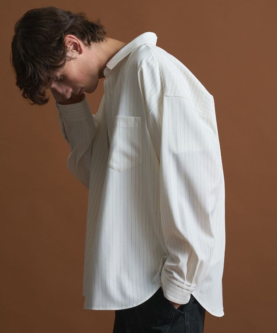 超高級☆未使用級◎PUBLIC TOKYO コンフォートリラックスシャツ L