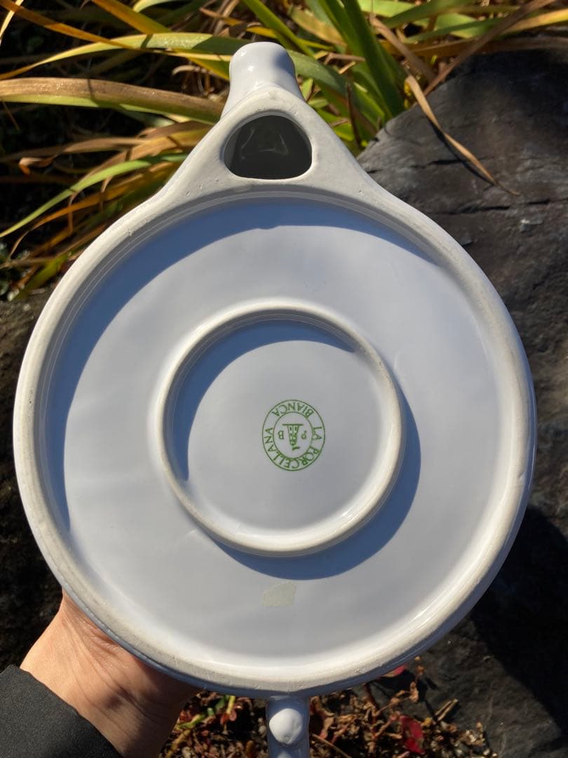 ヨーロッパ製 牛のチーズ皿 白磁 陶器皿La Porcellana Bianca