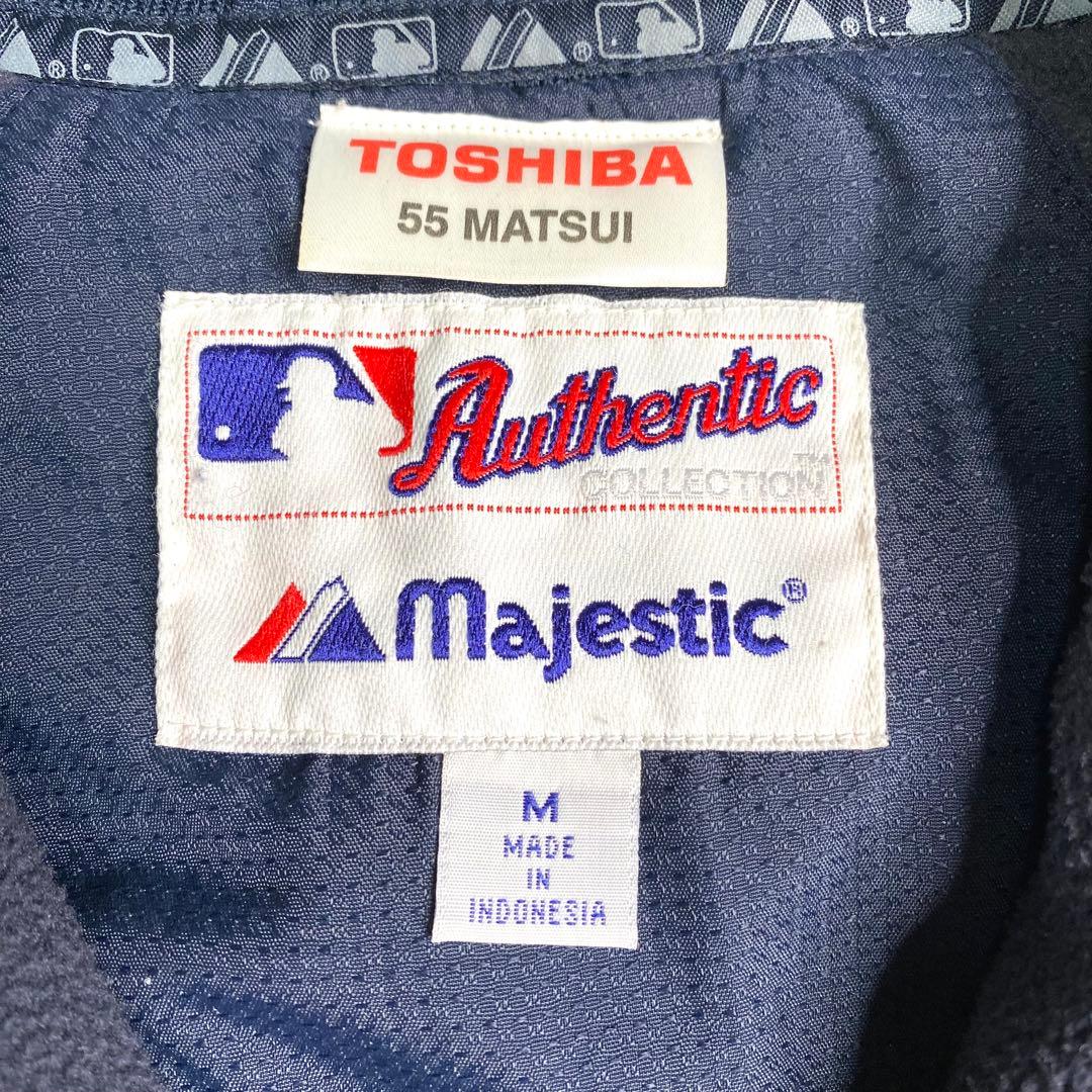 美品✨Majestic スタジャン 松井モデル TOSHIBA ヤンキース 55 - メルカリ