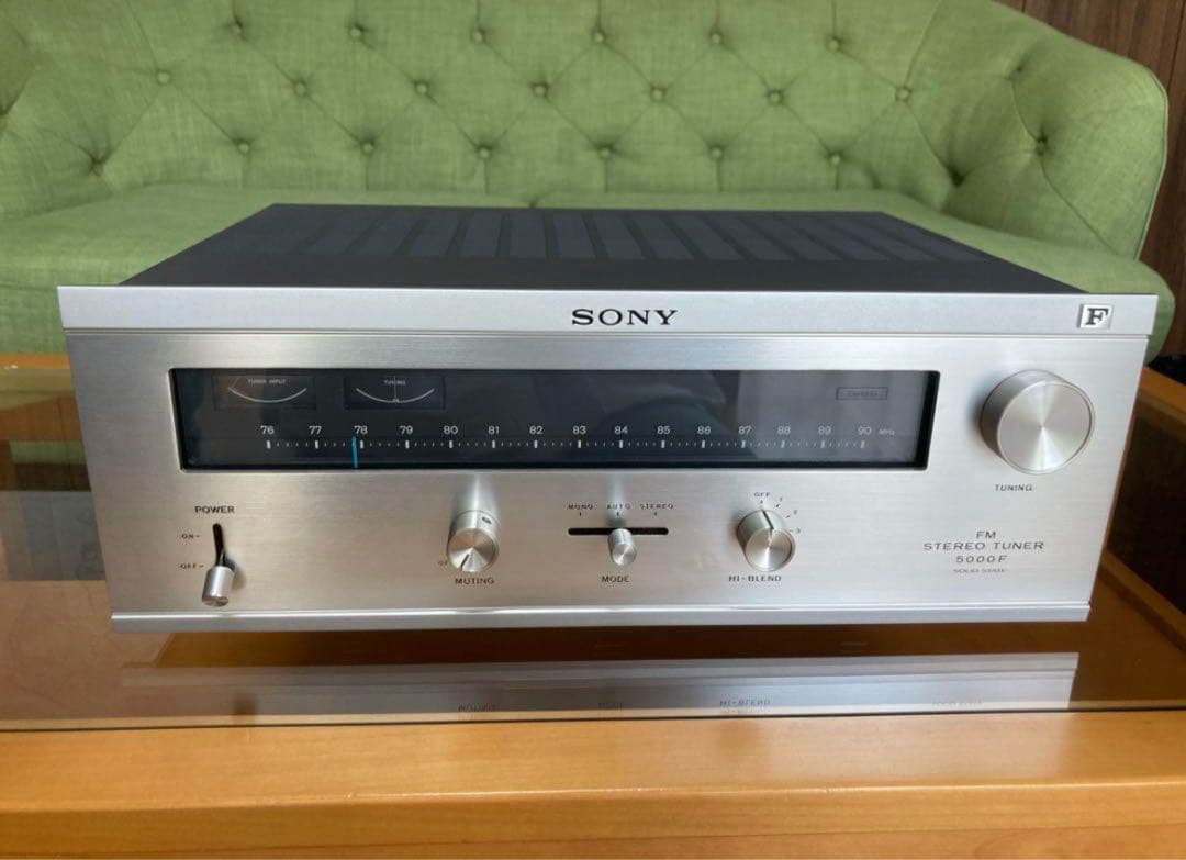 SONY FMチューナー ステレオチューナー ST-5000F SONY 5000F Vintage FM Stereo FM-AM Tuner ST-5000F | eBay