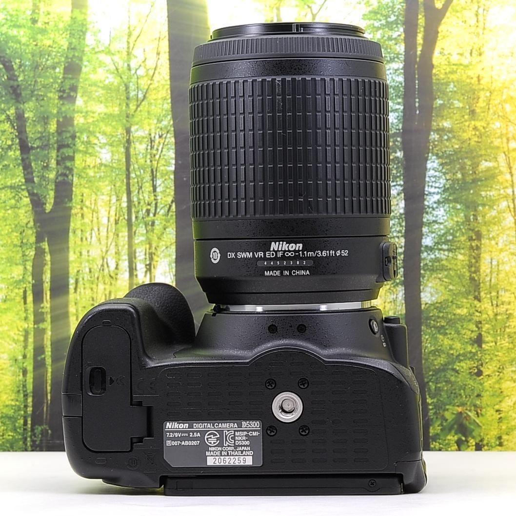 ショット数8759枚！WiFi機能付☆ニコン D5300☆スポーツ撮影向き