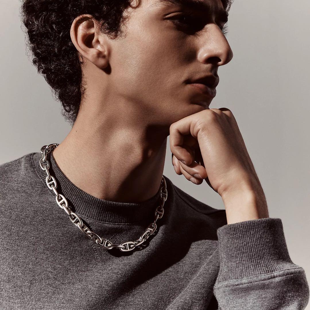 激レア エルメス シェーヌダンクルGM ネックレス 31コマ - メルカリ