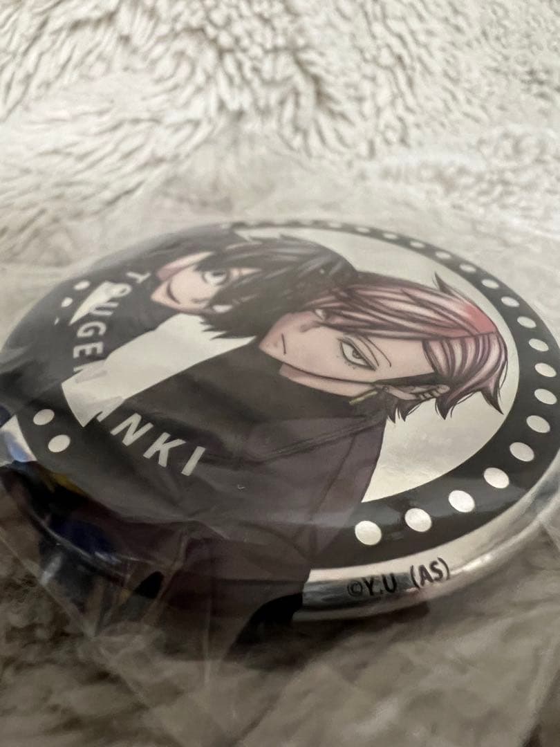 桃源暗鬼 淀川真澄 花魁坂京夜 原作絵 缶バッジ 新品未開封