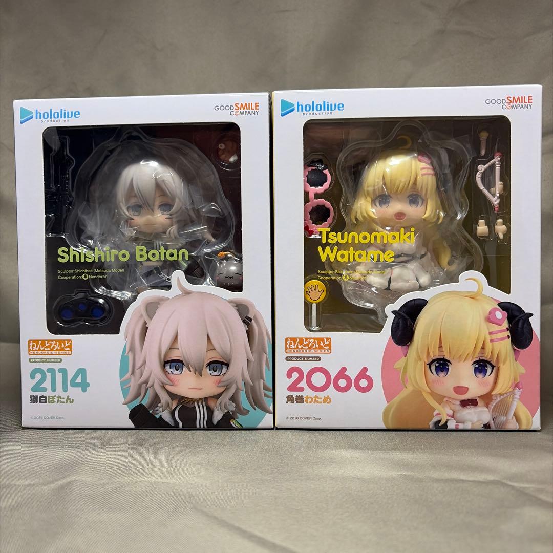 未開封　ねんどろいど　角巻わため　獅白ぼたん ホロライブプロダクション_ねんどろいど 獅白ぼたん | 公式グッズ