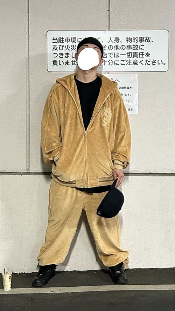 ショーンジョン　ベロアセットアップ ショーンジョン ベロア セットアップ 90s bboy ジャケット パンツ