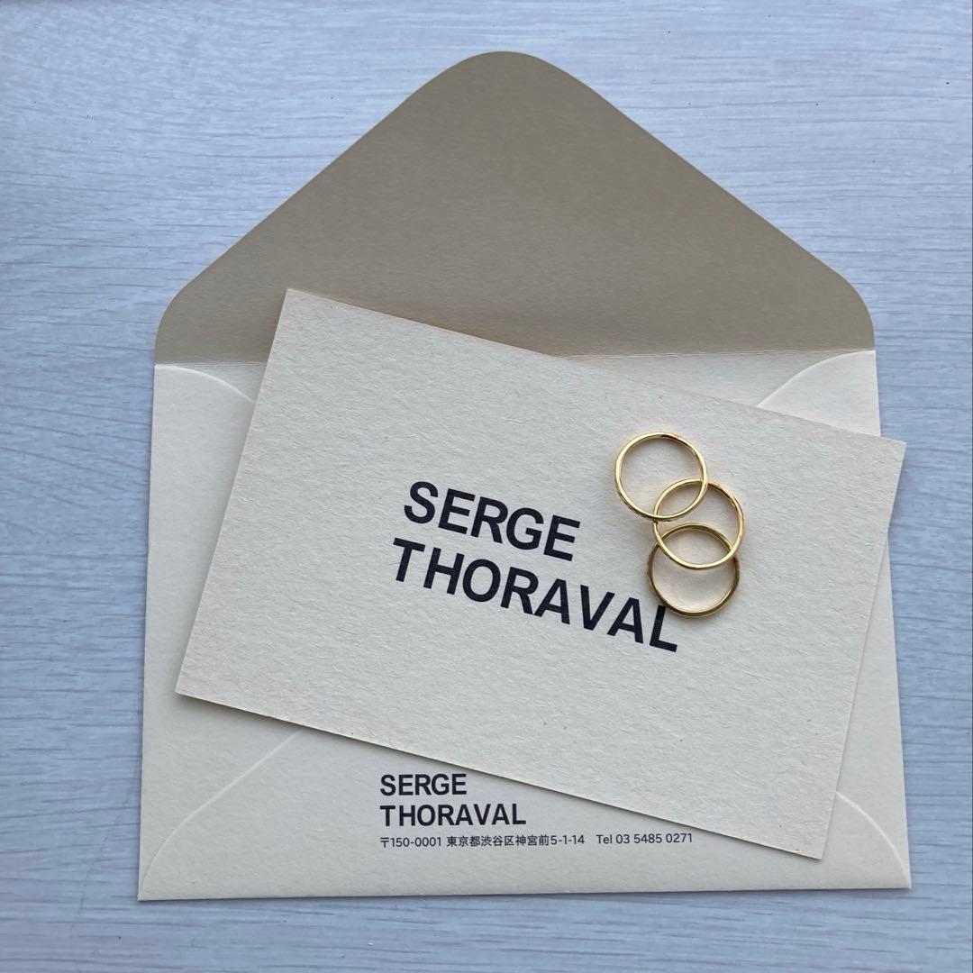 SERGE THORAVAL Infini 1＋1 無限 3連リングゴールド - メルカリ