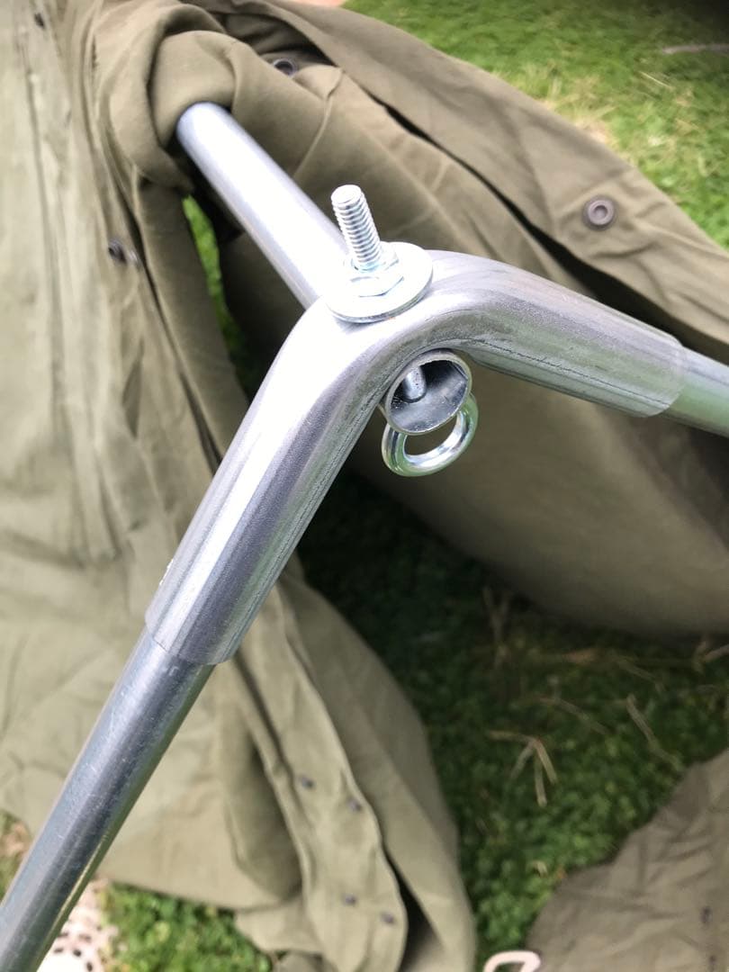 取説付《テンマク大炎幕 仕様》二股フレーム＋棟ポール　らくらく設営快適空間