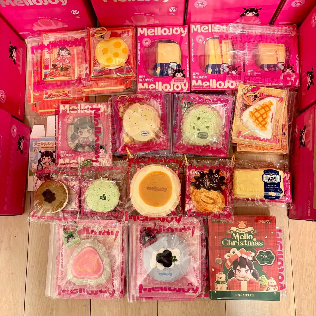 即購入◎ mellojoy21点まとめ売り シュリンク付有 メロジョイスクイーズ Mellojoy メロジョイ スクイーズ 新年チーム 新品未開封 シュリンク
