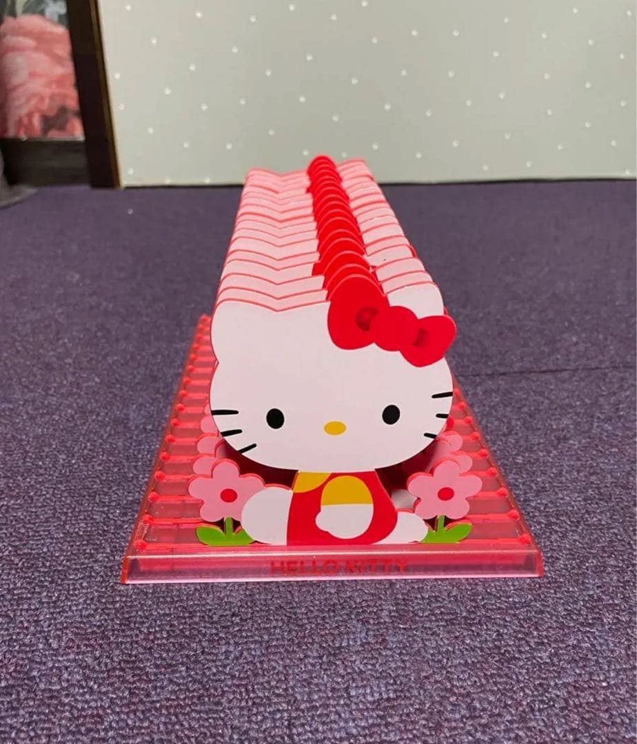 ハローキティ　サンリオ　レトロ　スタンド　収納　インテリア　CDスタンド　オタ活