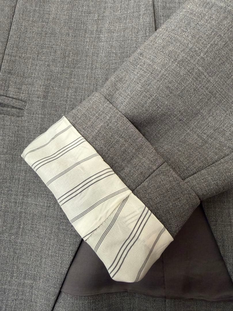 美品 セオリー Tailor Lanai パンツスーツセットアップ ノーカラーS