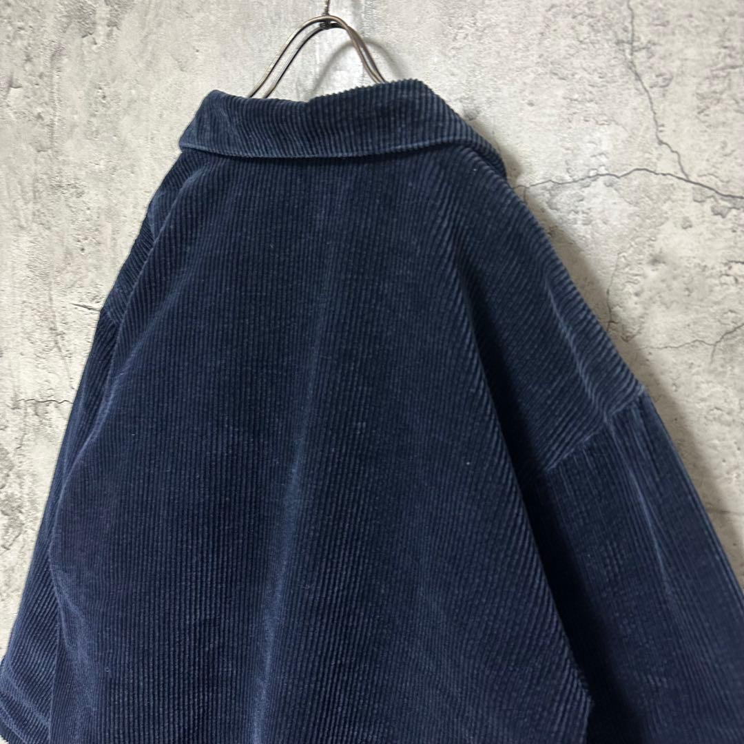 超希少◎】KENZO コーデュロイブルゾン 中綿 刺繍 オープンカラー 90s