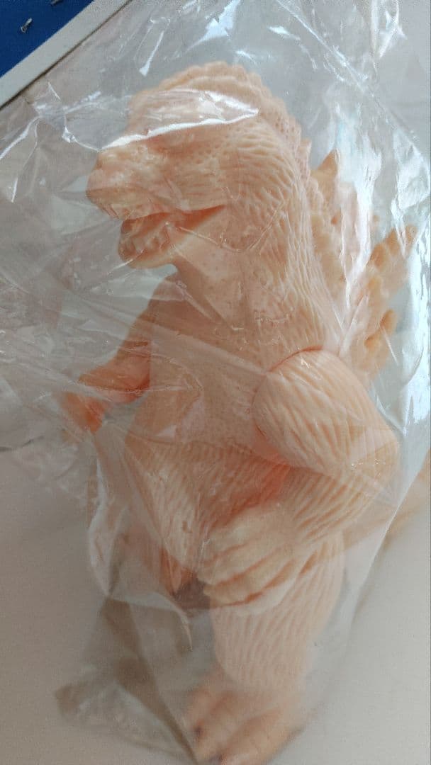 2004 MARUSAN マルサンゴジラ　非売品ソフビ　成形色　キンゴジ