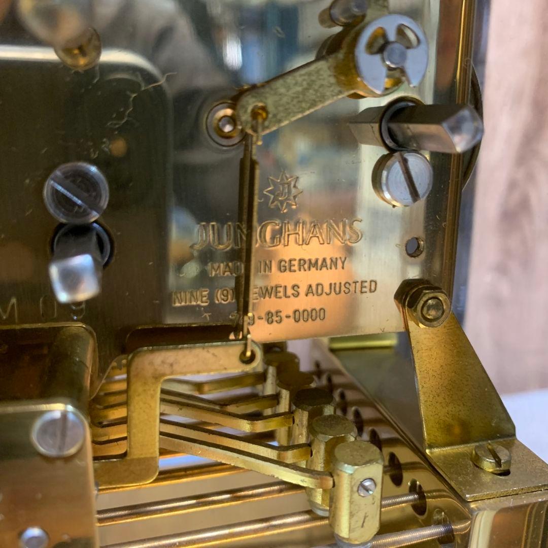 I463 現状品 JUNGHANS ユンハンス 置き時計音出し未確認