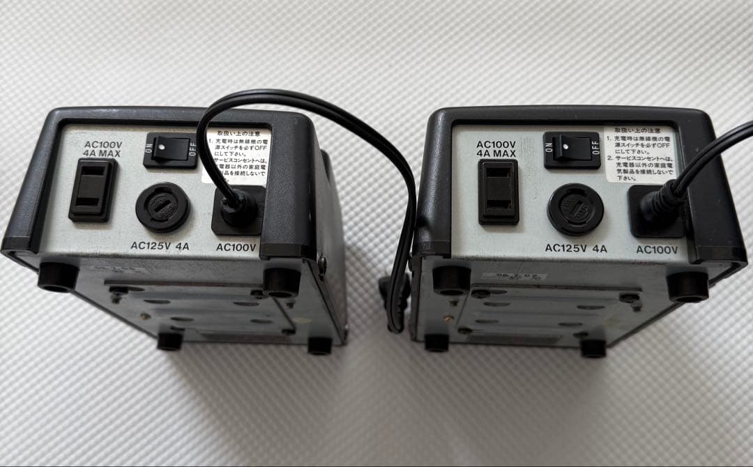 KENWOOD トランシーバー 5台セット 充電器2台 ジャンク 1995年製