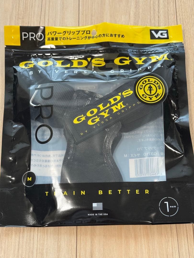 ラスト1つ　GOLD'S GYM パワーグリップ プロ(PRO)Mサイズ ゴールドジム（GOLD'S GYM） 公式サイト パワーグリッププロ G3760