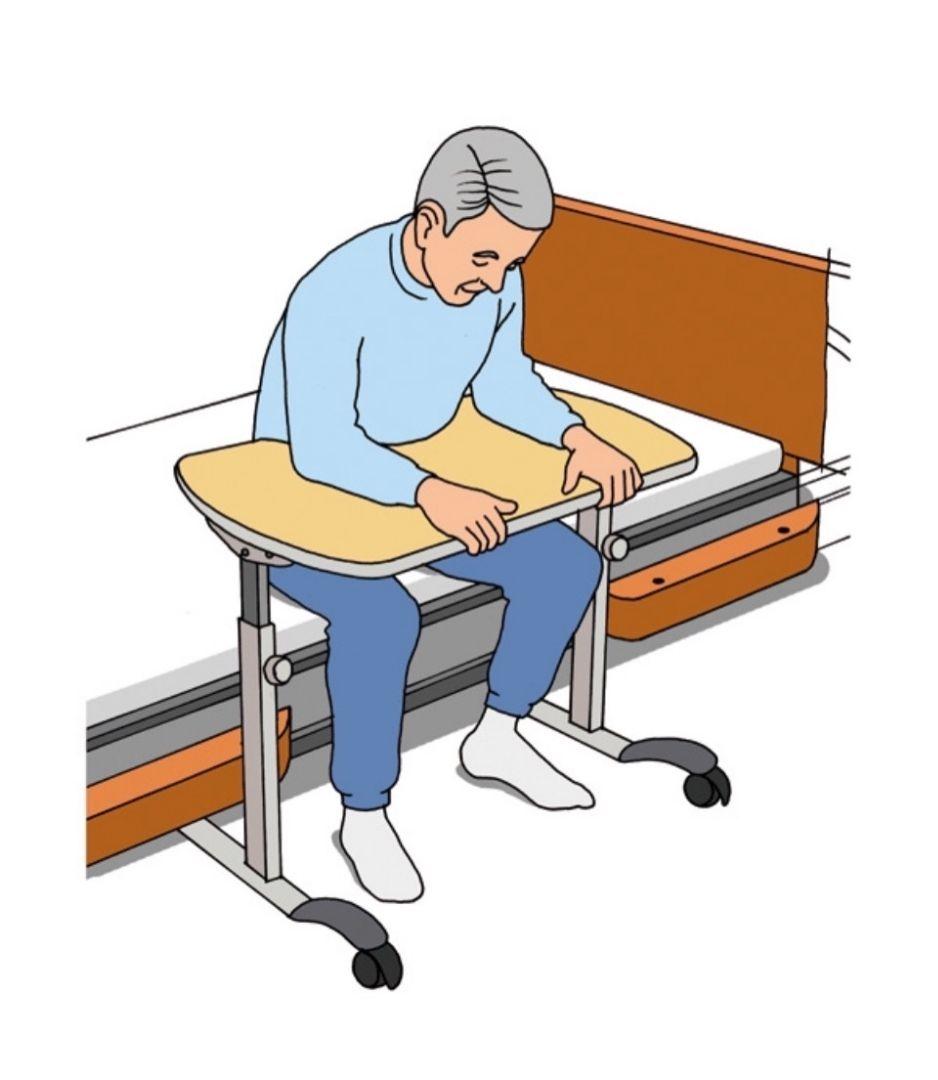 ♿介護用テーブル 車椅子・ベッドでの時間を充実⭐説明書と組立