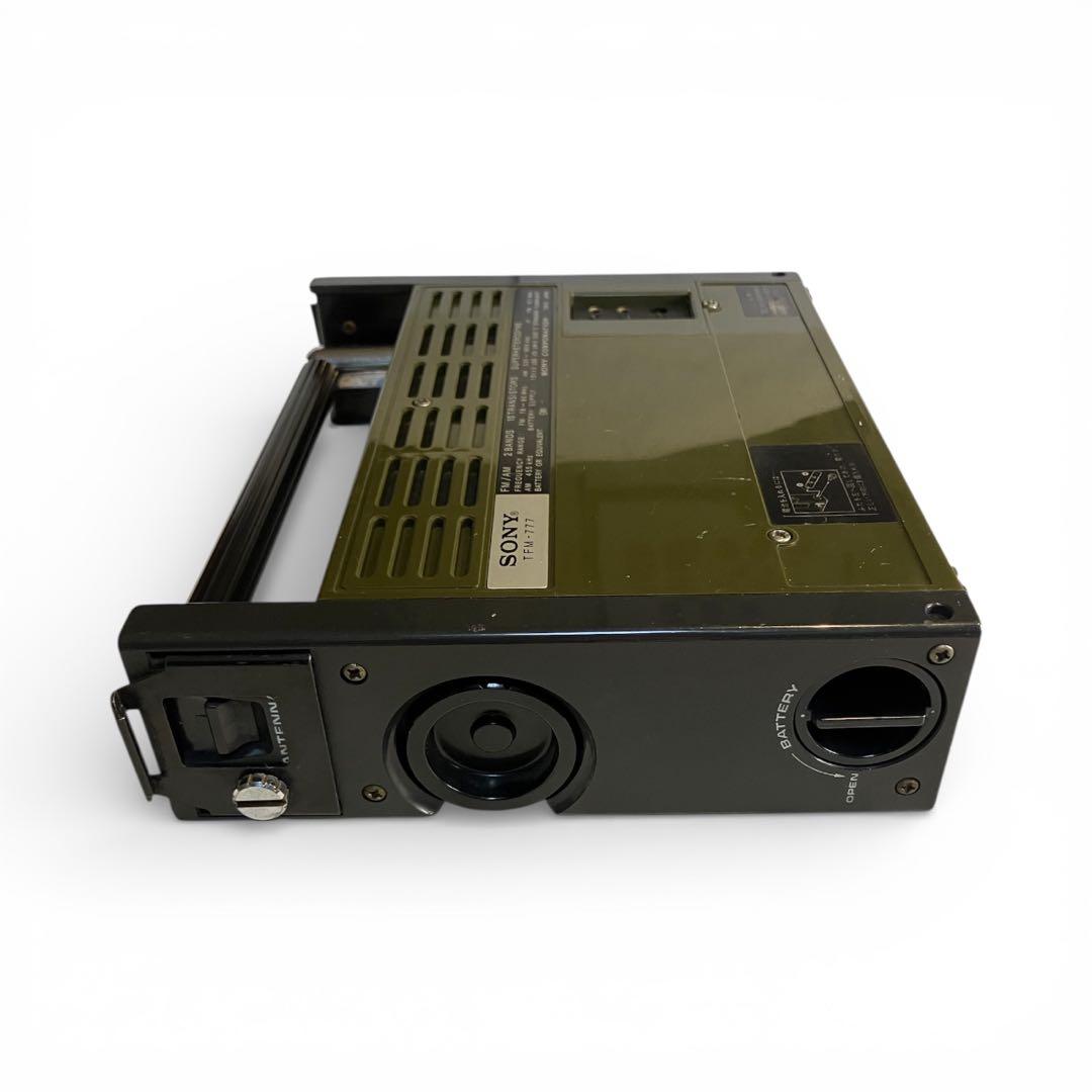 SONY TFM-777 トランジスタラジオ スポーツ7オリーブグリーン - メルカリ