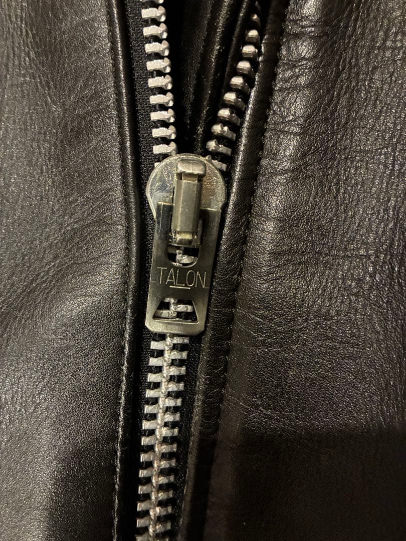 ビンテージ 本革 ダブルライダースジャケット talon 値下げ交渉ok