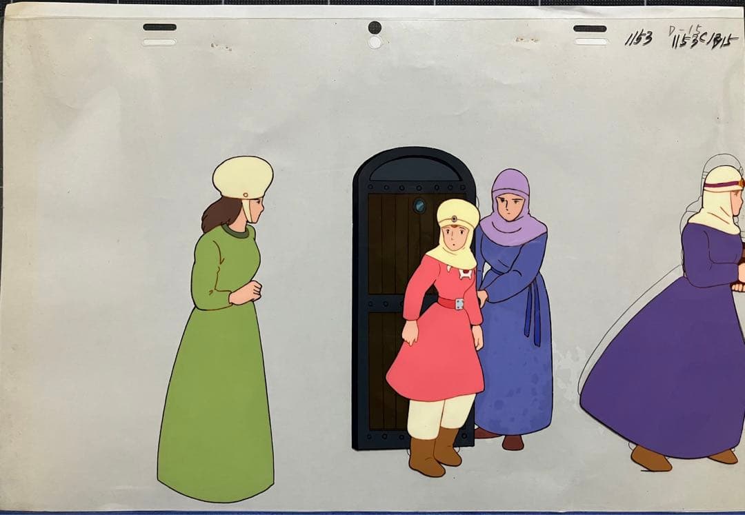 風の谷のナウシカ　1984年　劇場版使用セル画　宮崎駿監督　ナウシカ　セル画