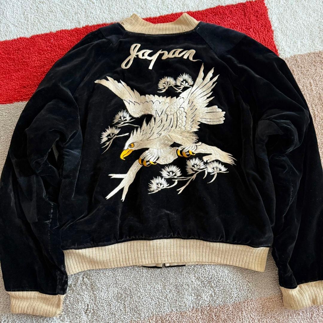 50s ヴィンテージ スカジャン 別珍 souvenir jacket - メルカリ