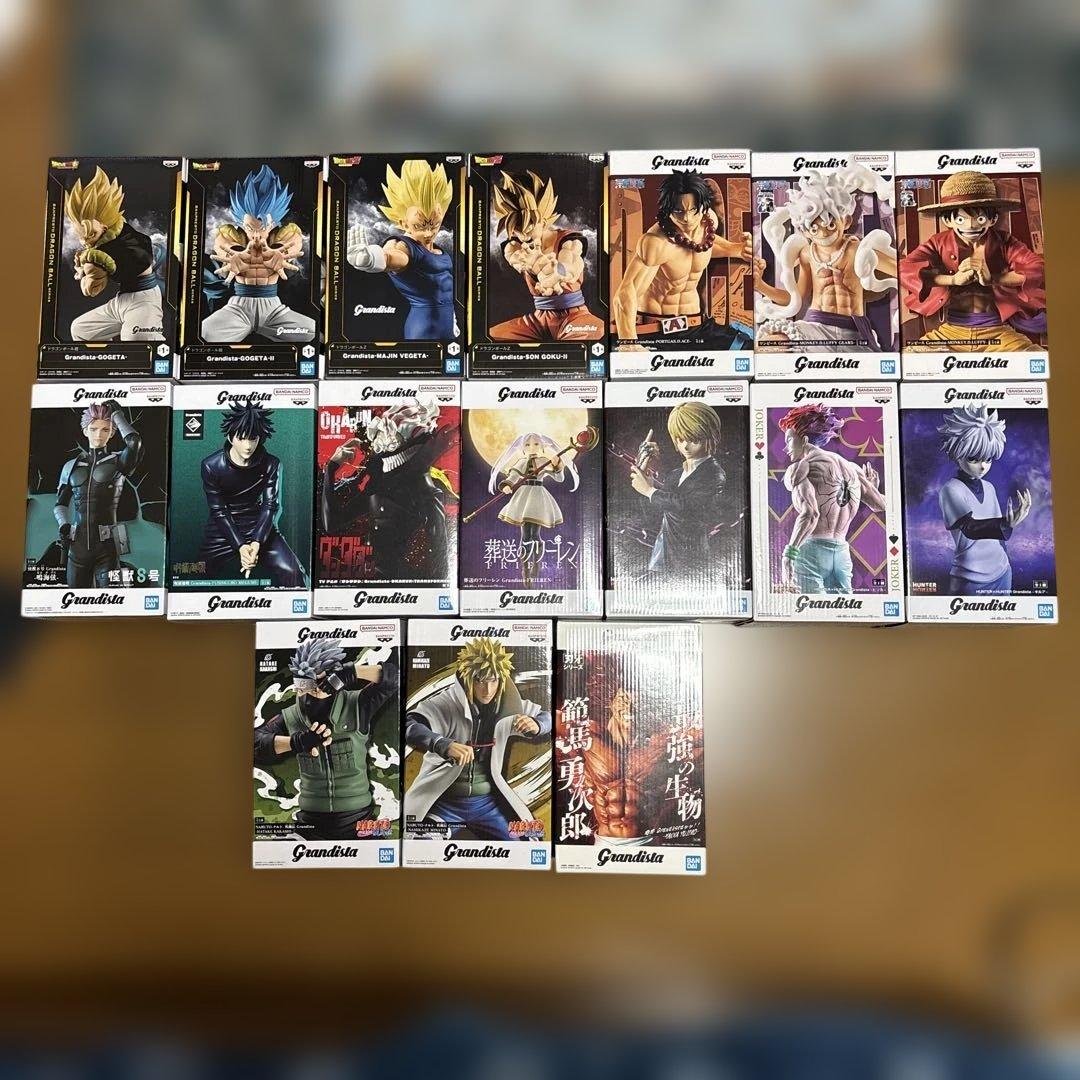 grandistaシリーズ ドラゴンボール、ワンピースその他まとめ売り 17点