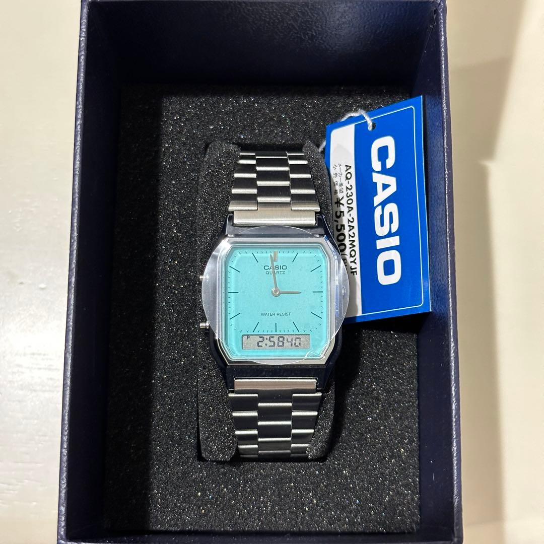 CASIO カシオ AQ-230A-2A2MQYJF ティファニーブルー - メルカリ